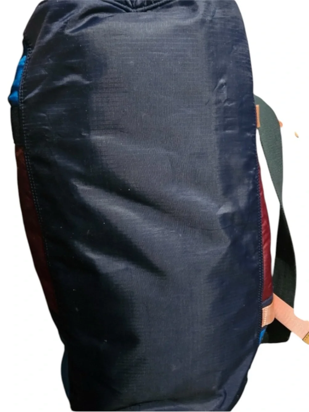 Tory Burch Sport Ripstop Nylon Color-Block Duffle Bag With Dusty